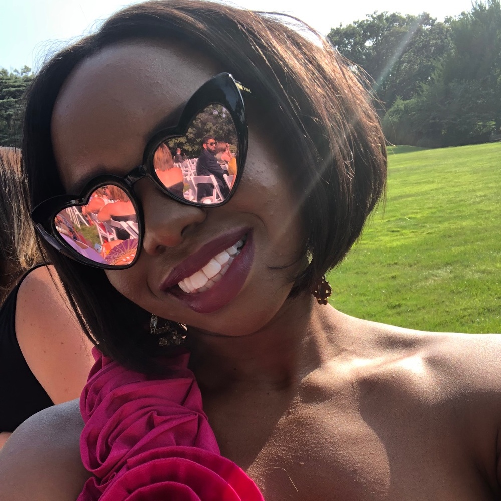 Betsey Johnson Heart Sunglasses